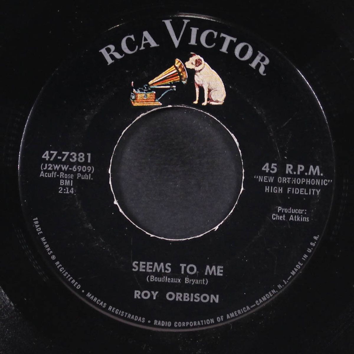seems to me / sweet and innocent by ROY ORBISON