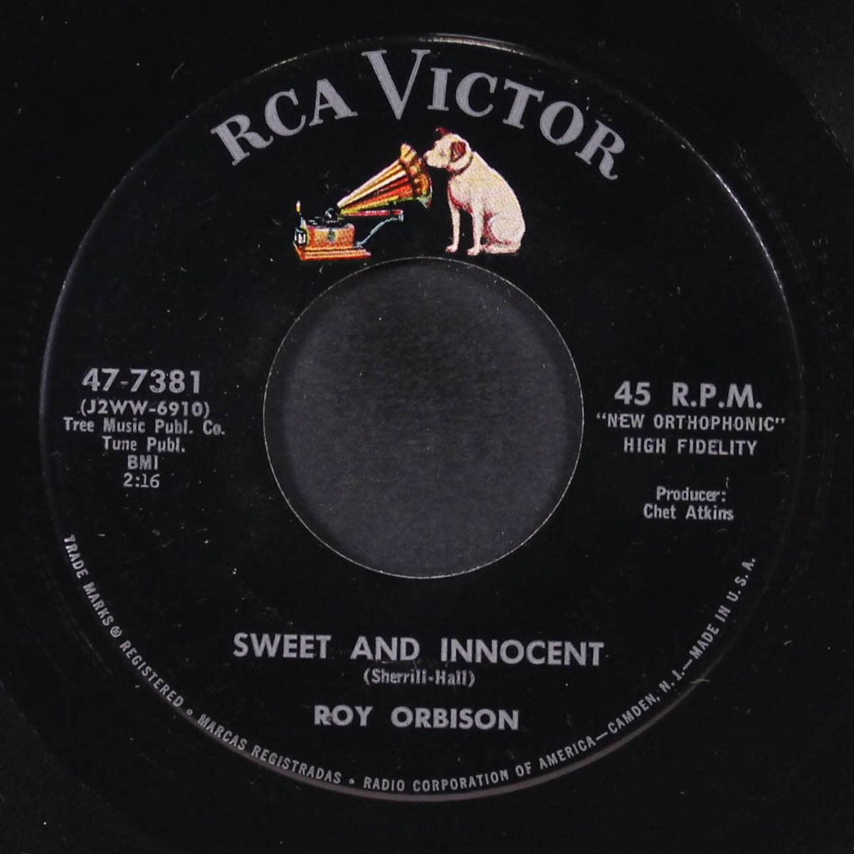seems to me / sweet and innocent by ROY ORBISON