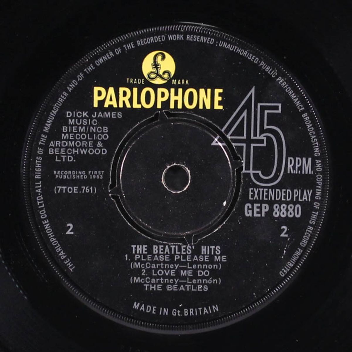 the beatles' hits by BEATLES