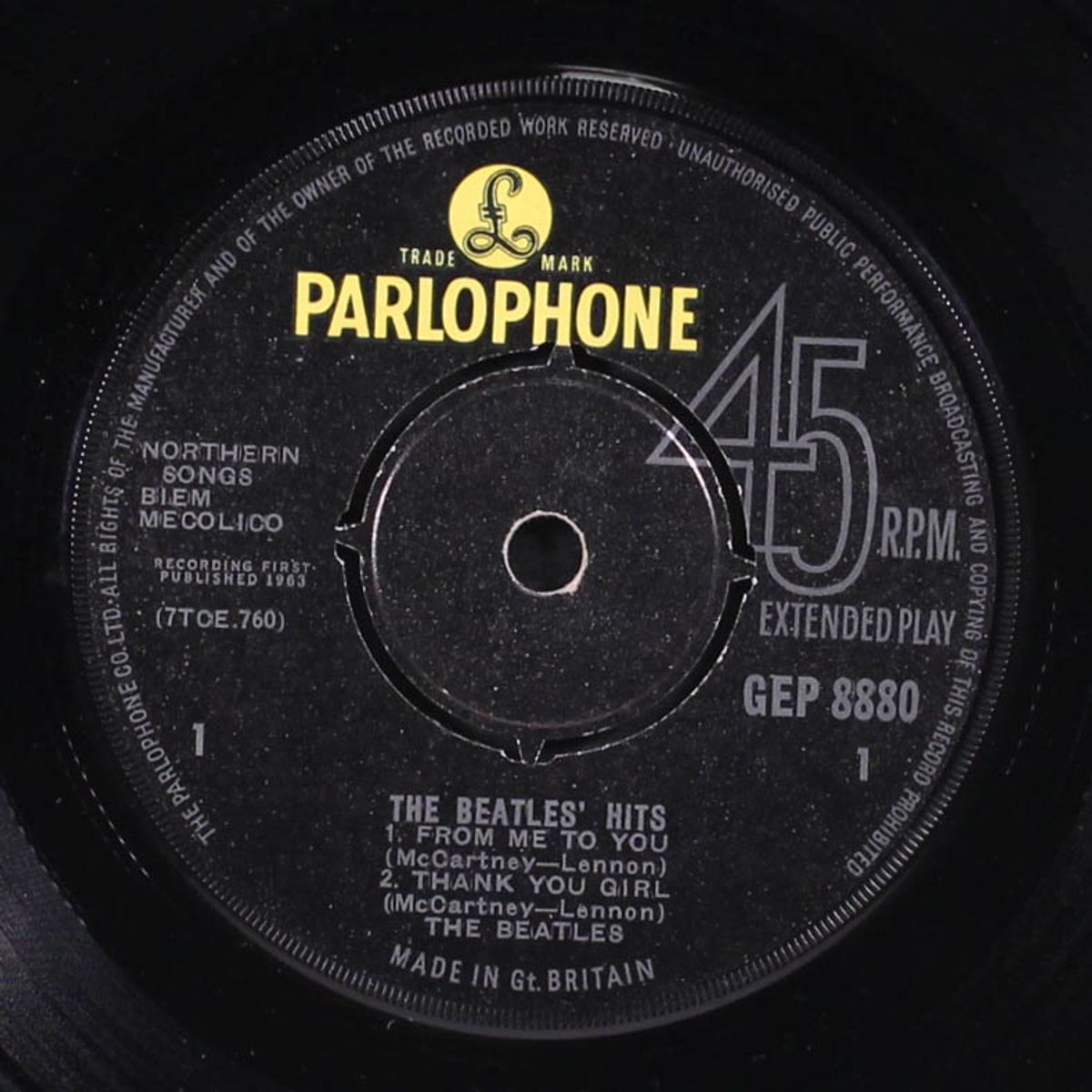 the beatles' hits by BEATLES