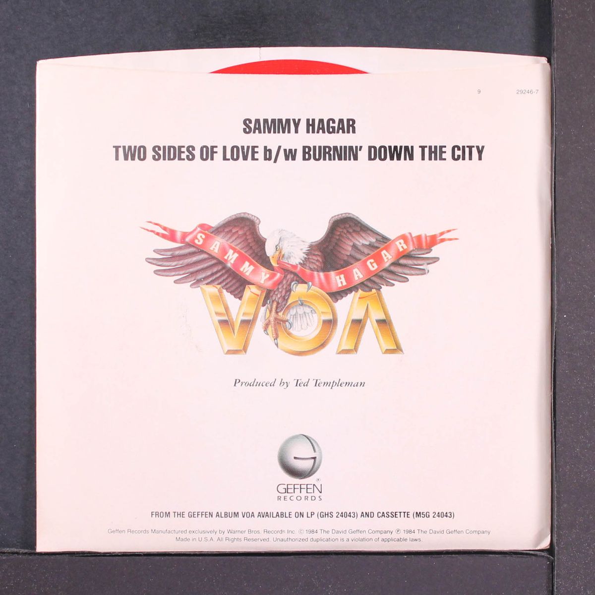 two sides of love / same by SAMMY HAGAR