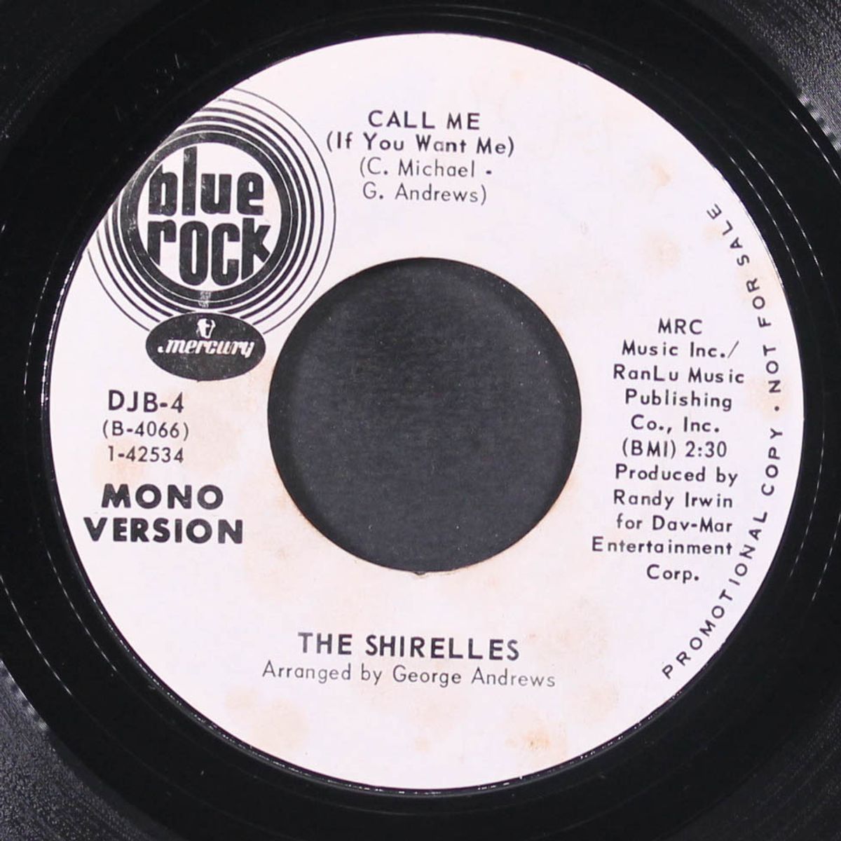 call me (if you want me) / mono by SHIRELLES