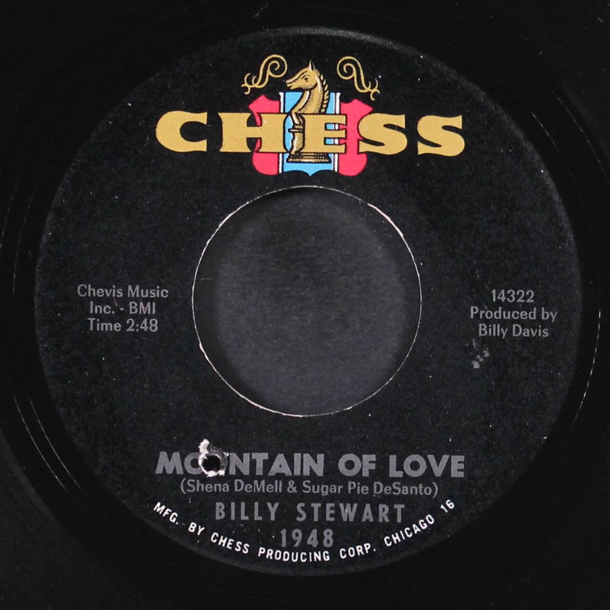 because i love you / mountain of love by BILLY STEWART