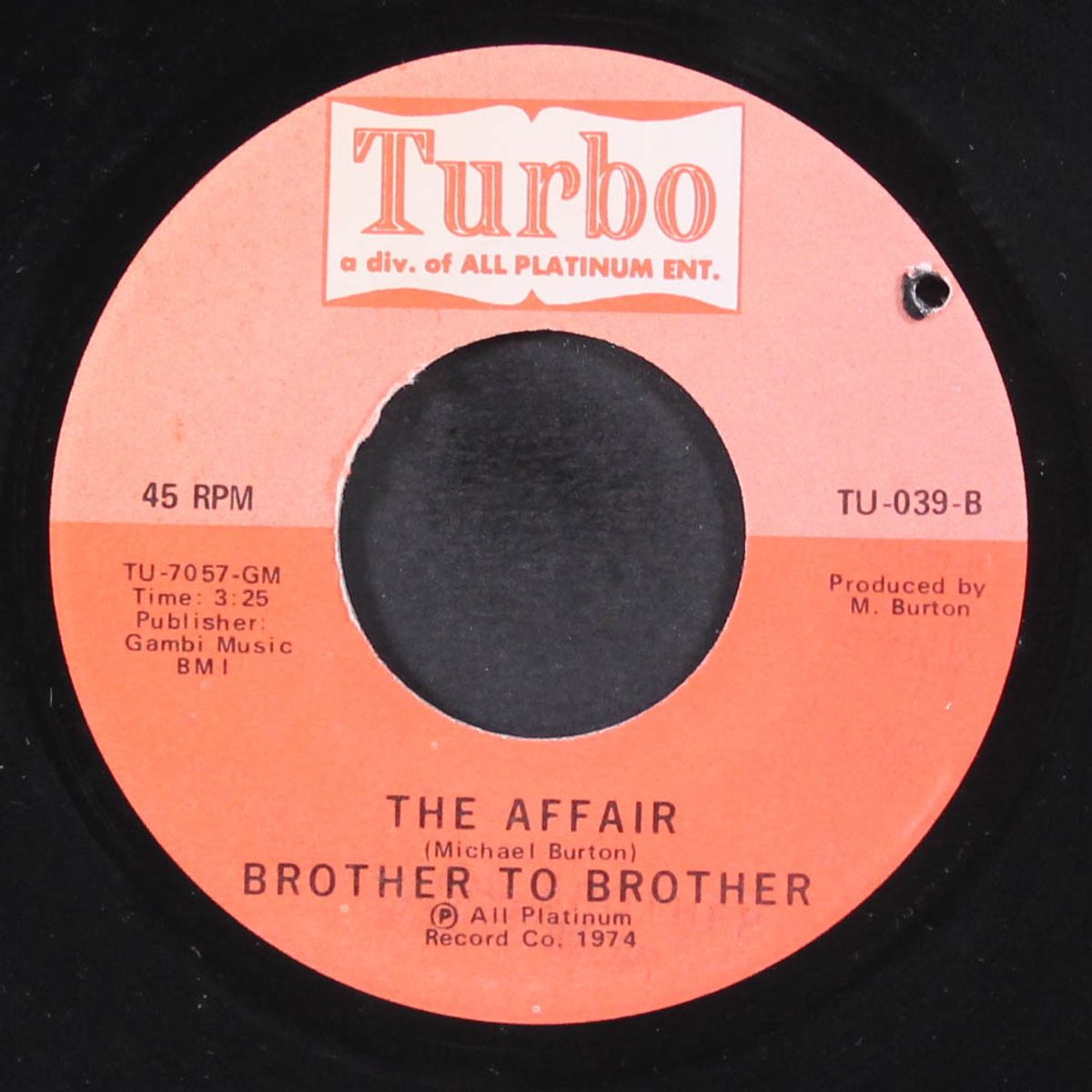 in the bottle / the affair by BROTHER TO BROTHER