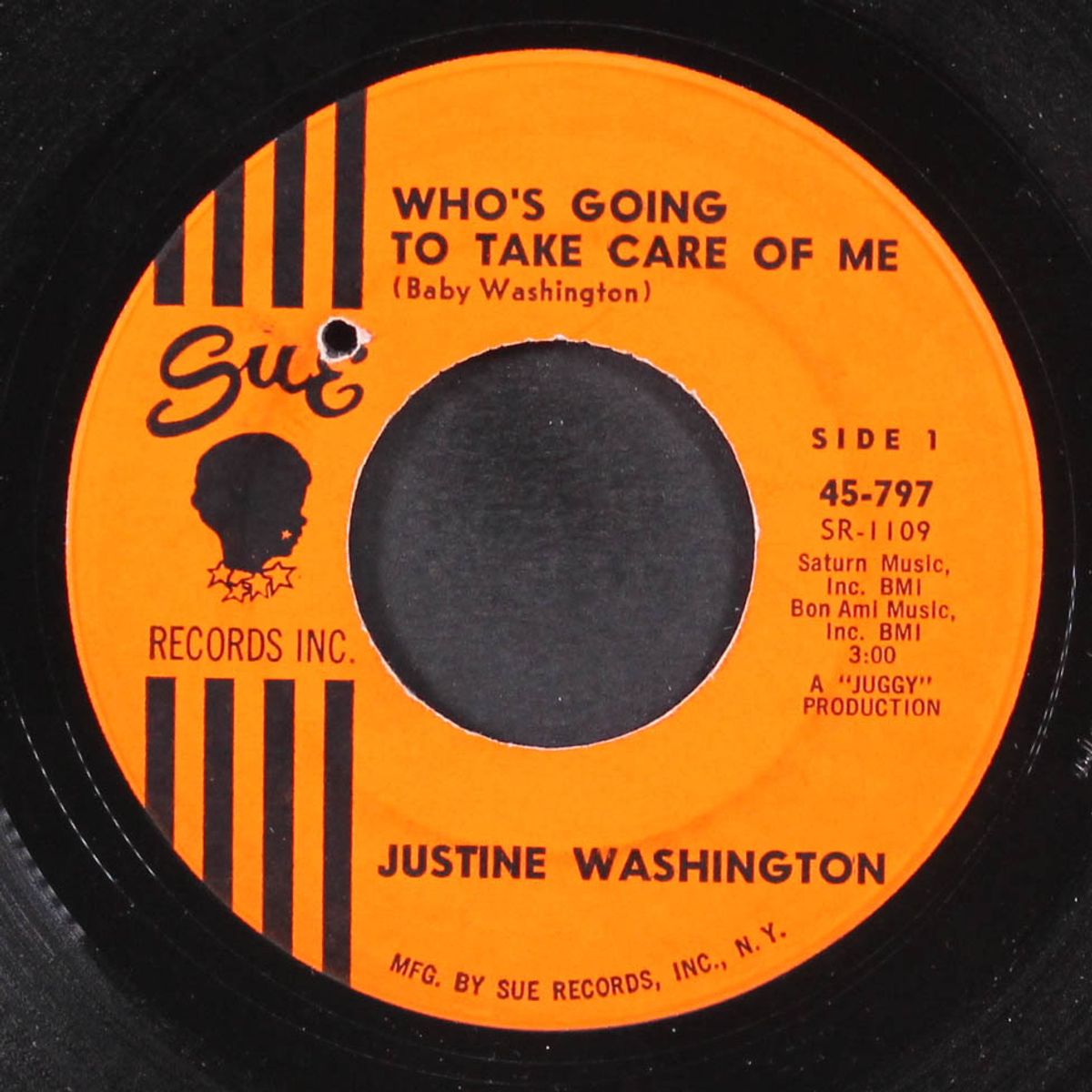 i can't wait until i see my baby / who's going to take care of me by JUSTINE WASHINGTON