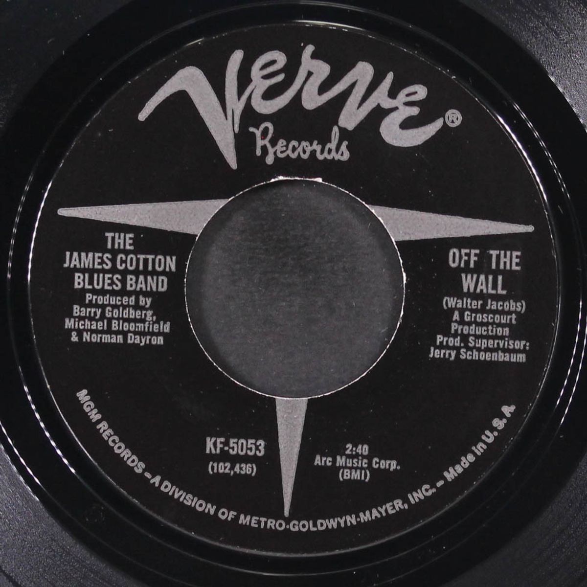 good time charlie / off the wall by JAMES COTTON BLUES BAND