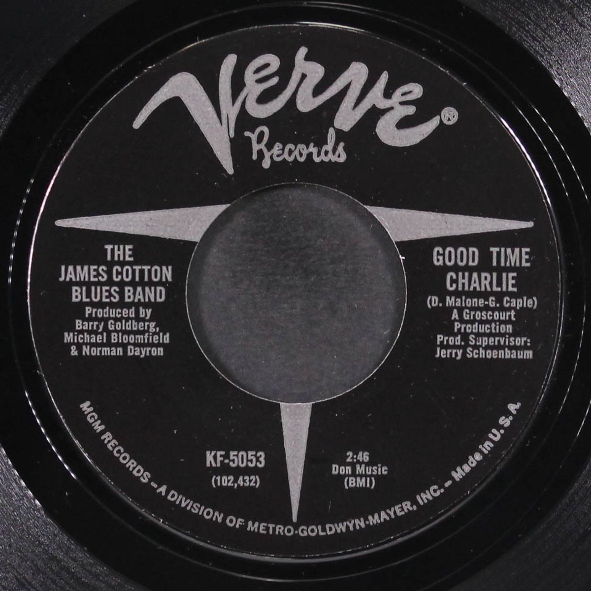 good time charlie / off the wall by JAMES COTTON BLUES BAND
