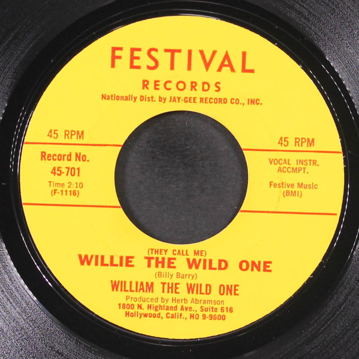 willie the wild one / my love is true by WILLIAM THE WILD ONE