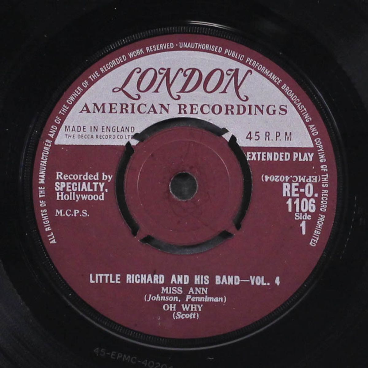 and his band, vol. 4 by LITTLE RICHARD