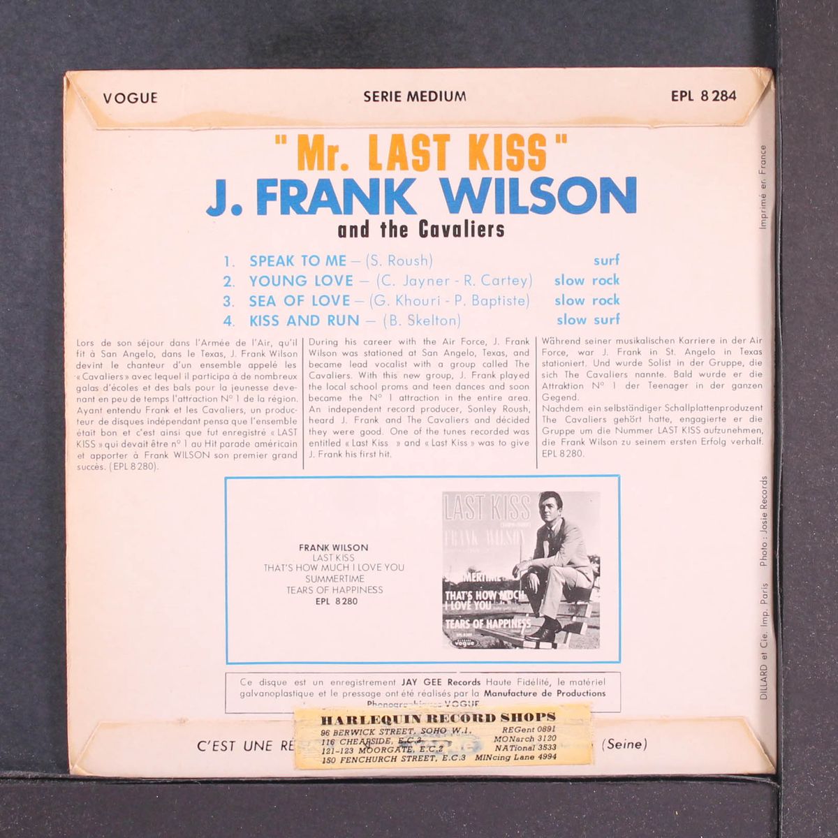speak to me by J. FRANK WILSON