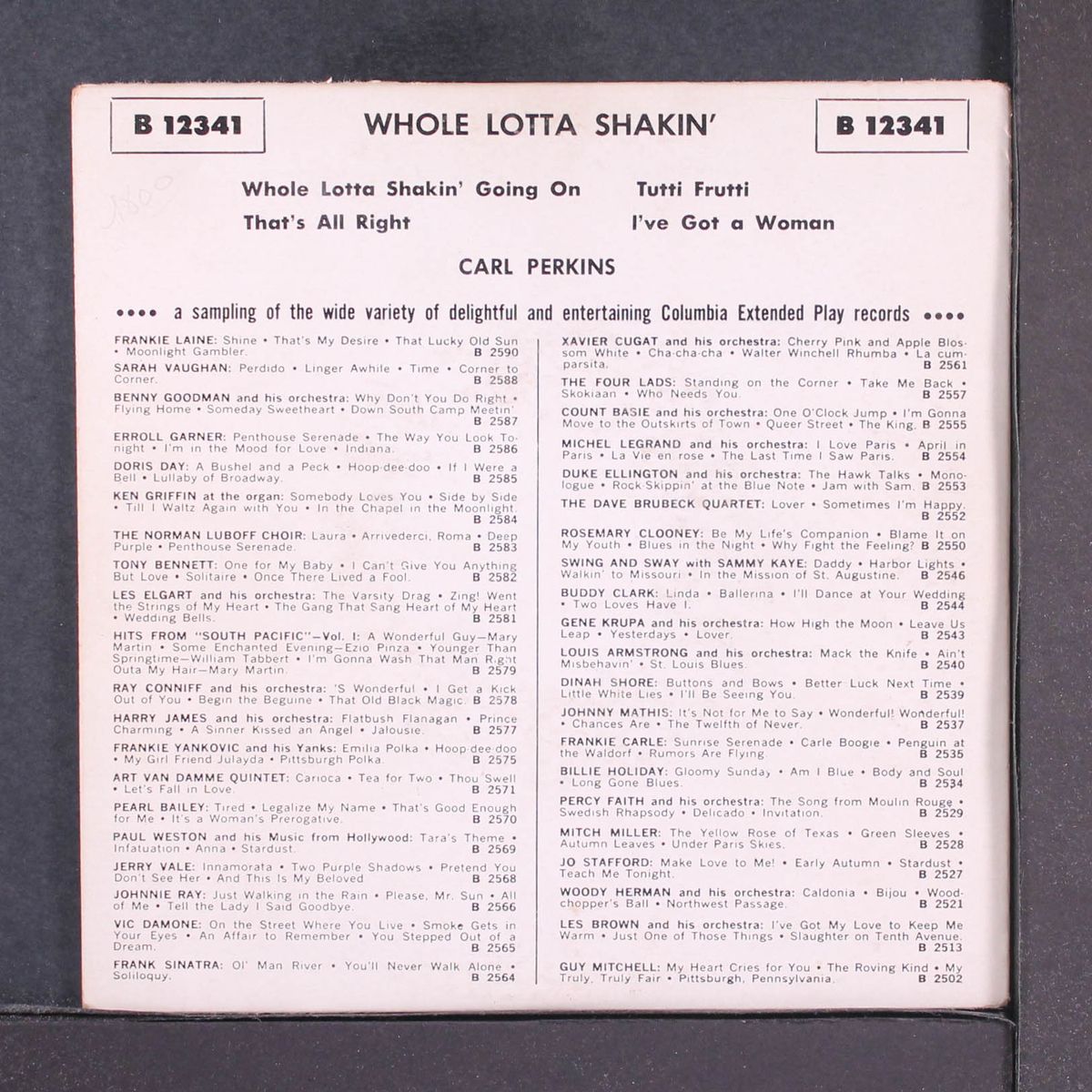 whole lotta shakin' by CARL PERKINS