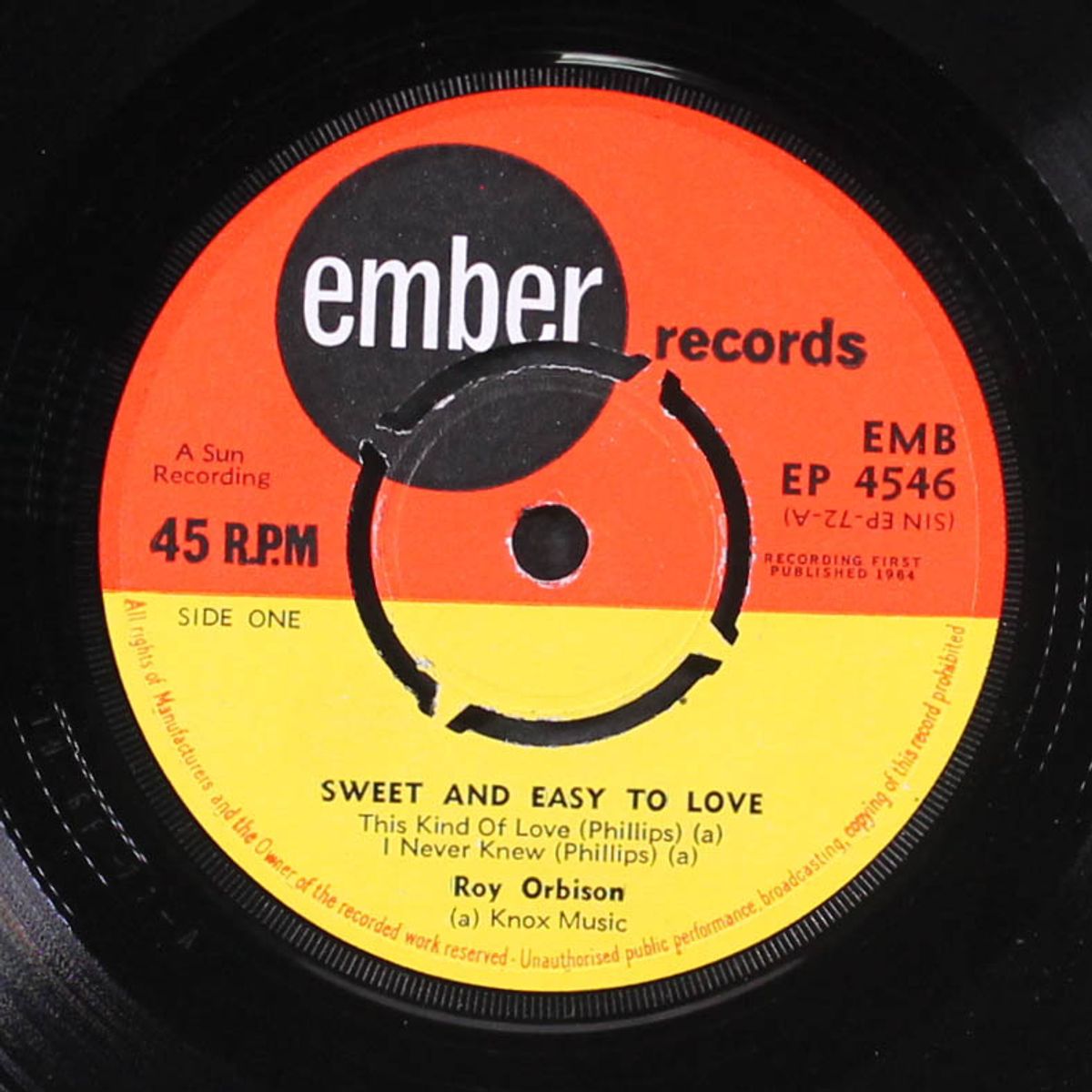 sweet and easy to love by ROY ORBISON