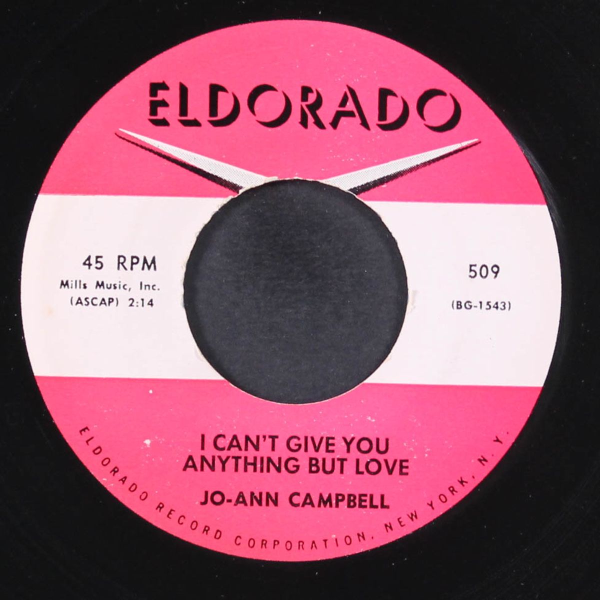 funny thing / i can't give you anything but love by JO ANN CAMPBELL