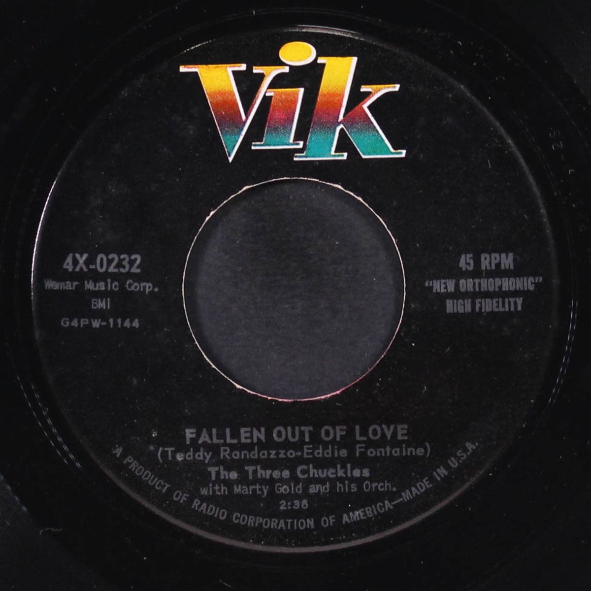 fallen out of love / midnight 'til dawn by THREE CHUCKLES