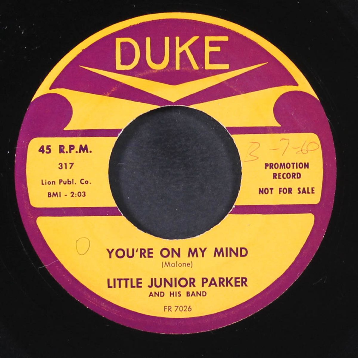 the next time / you're on my mind by LITTLE JUNIOR PARKER
