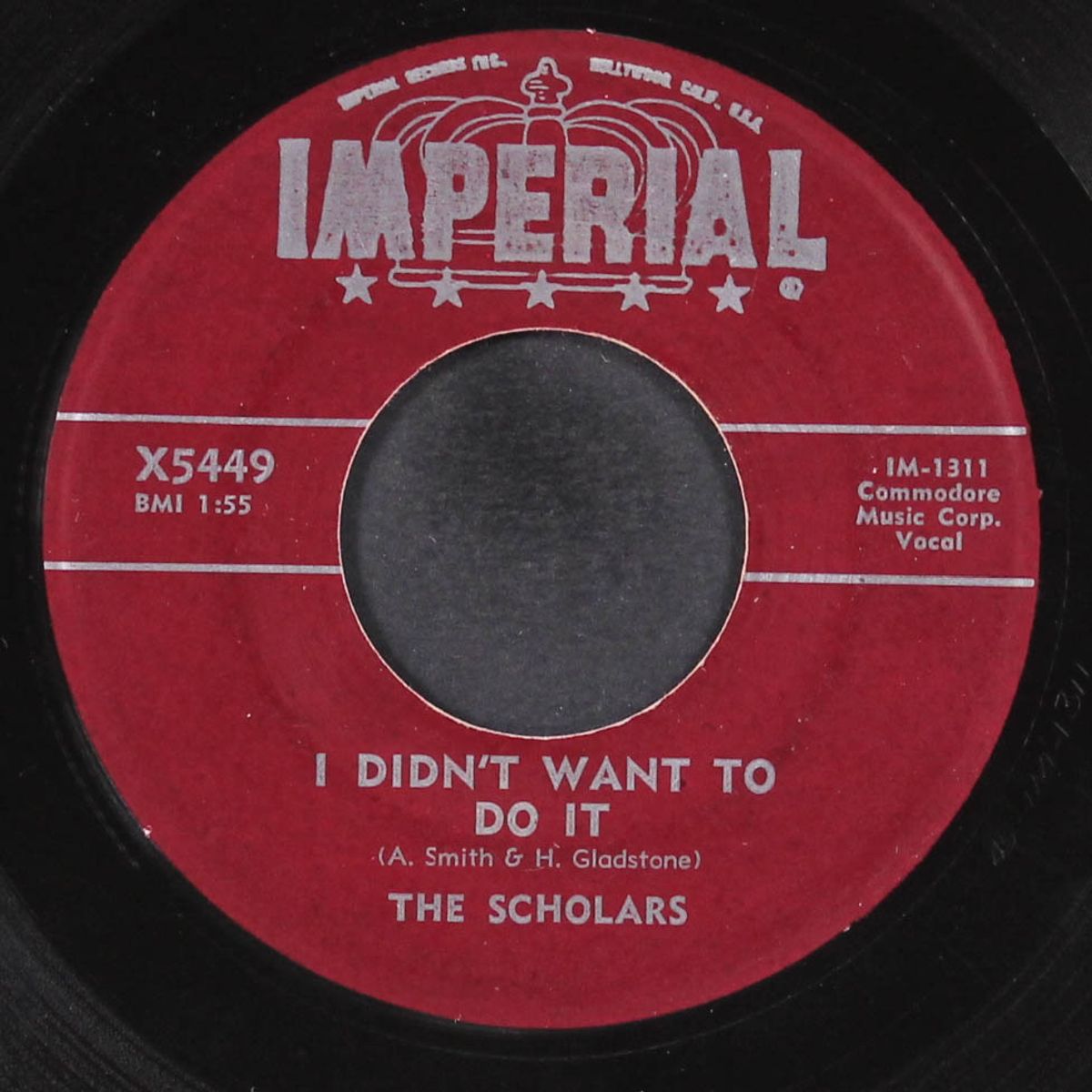 beloved / i didn't want to do it by SCHOLARS