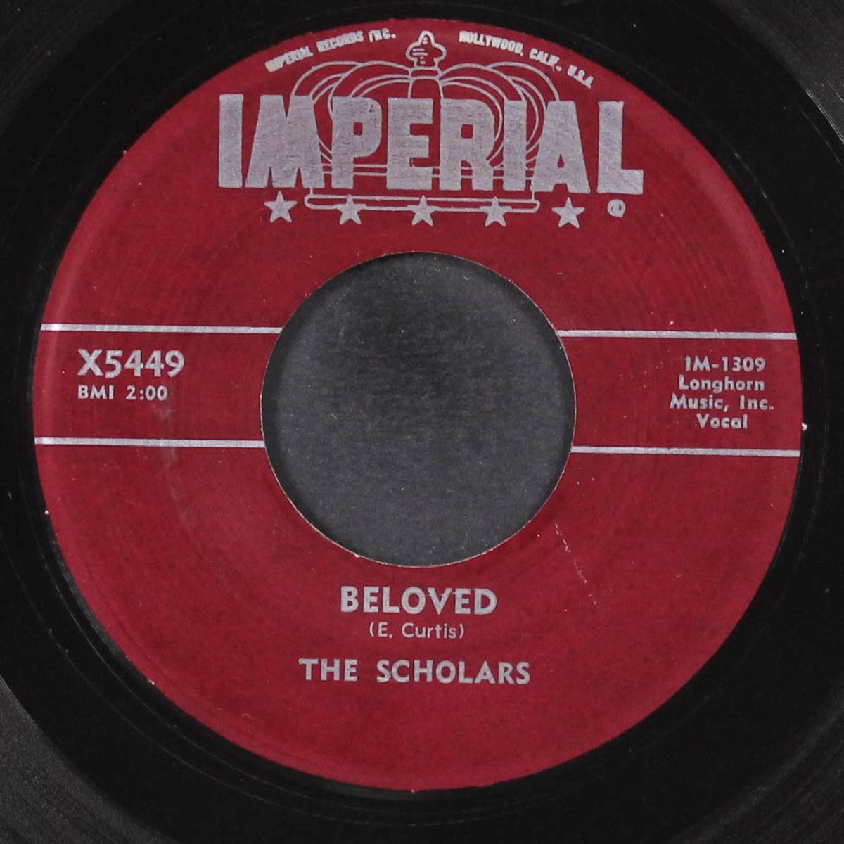 beloved / i didn't want to do it by SCHOLARS