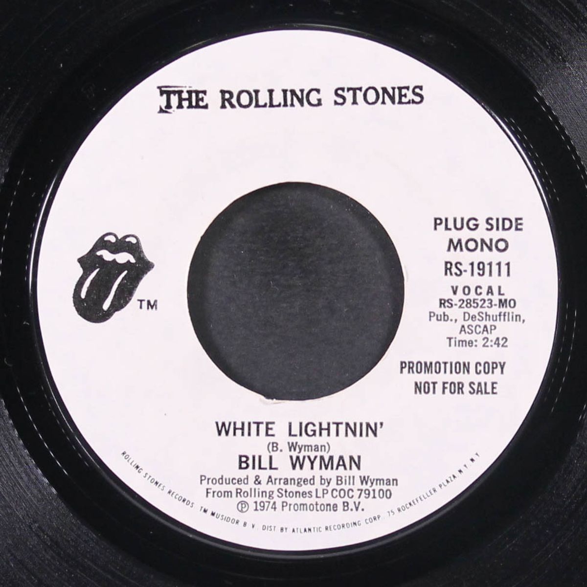 white lightnin' / mono by BILL WYMAN