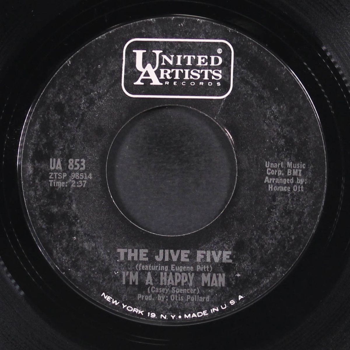 i'm a happy man / kiss, kiss, kiss by JIVE FIVE