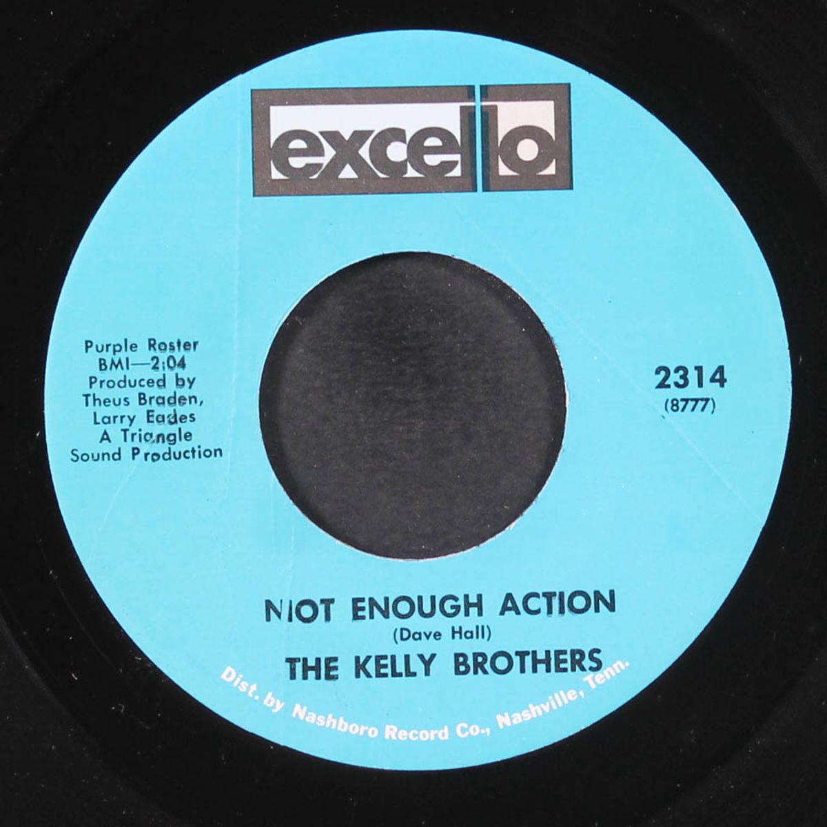not enough action / that's how i know my baby loves me by KELLY BROTHERS