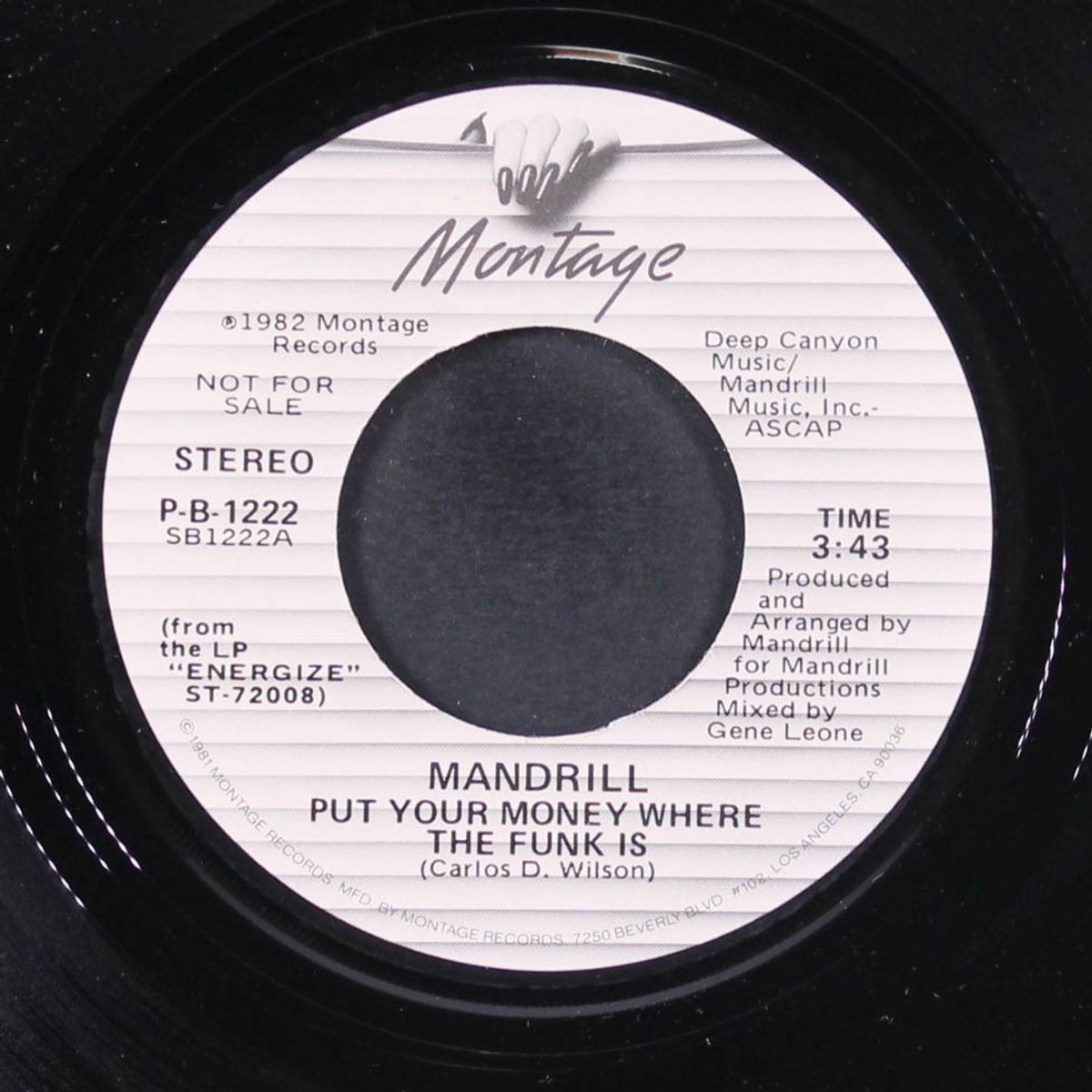 put your money where the funk is / same by MANDRILL