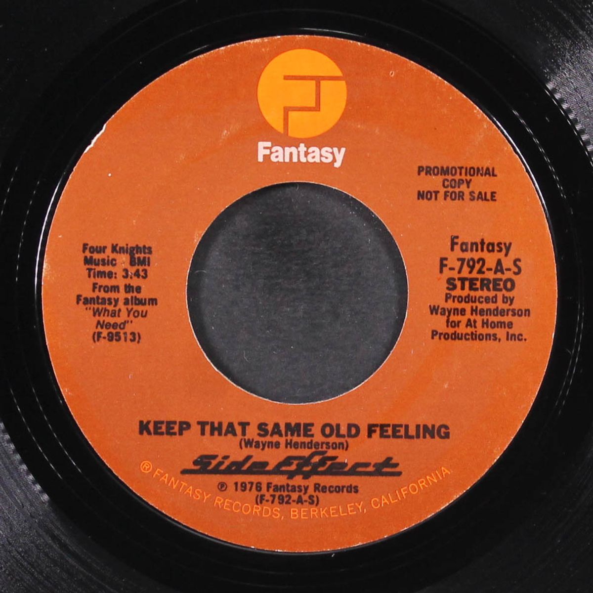keep that same old feeling / mono by SIDE EFFECT