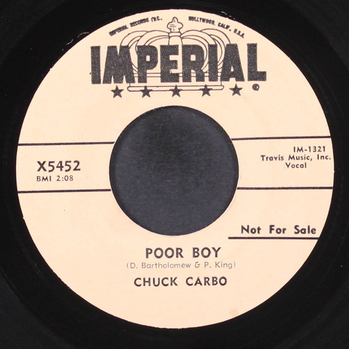 the bells are ringing / poor boy by CHUCK CARBO