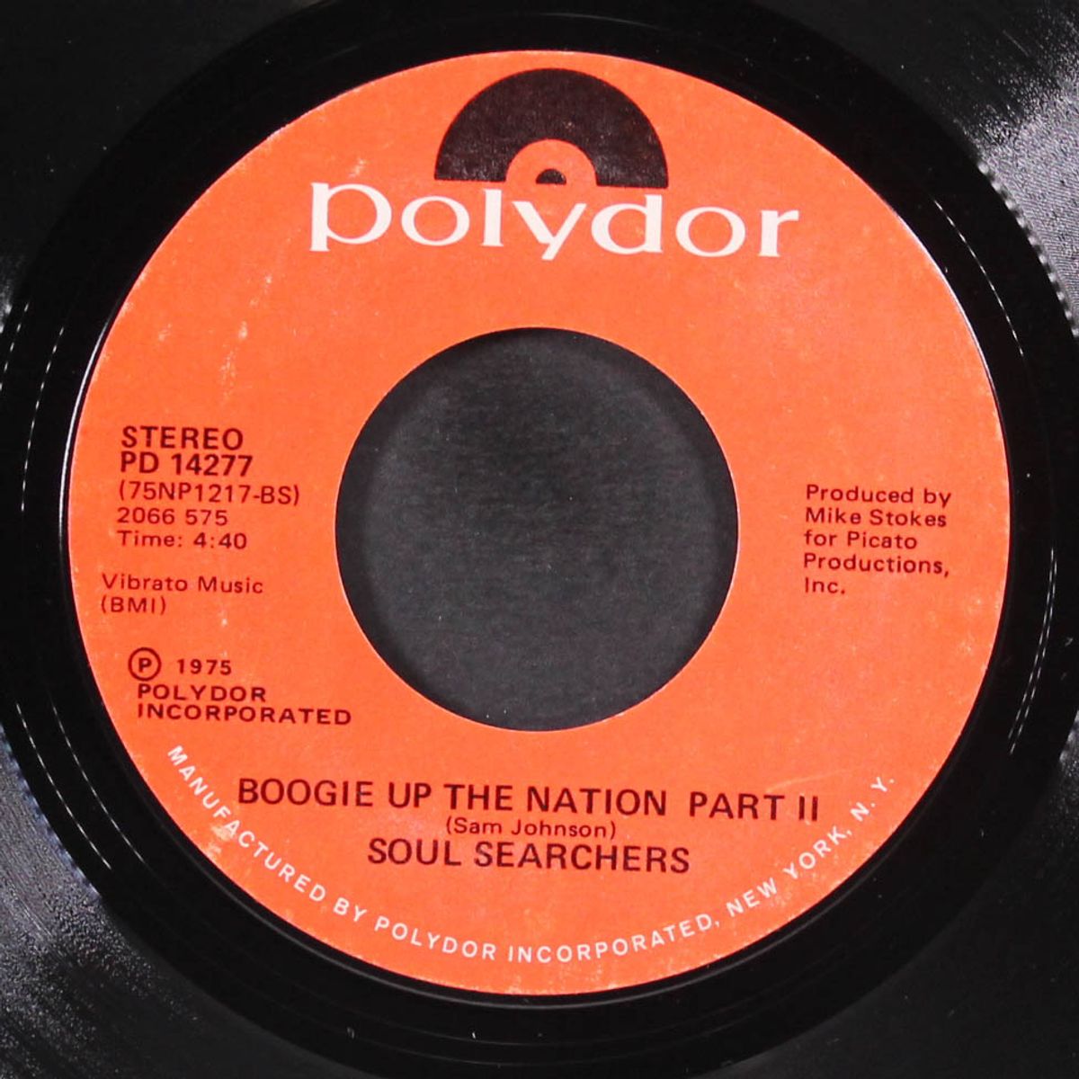 boogie up the nation / part ii by SOUL SEARCHERS