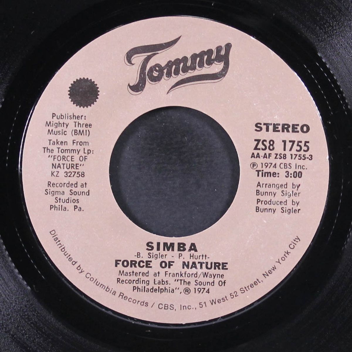 simba / a little bit of something by FORCE OF NATURE