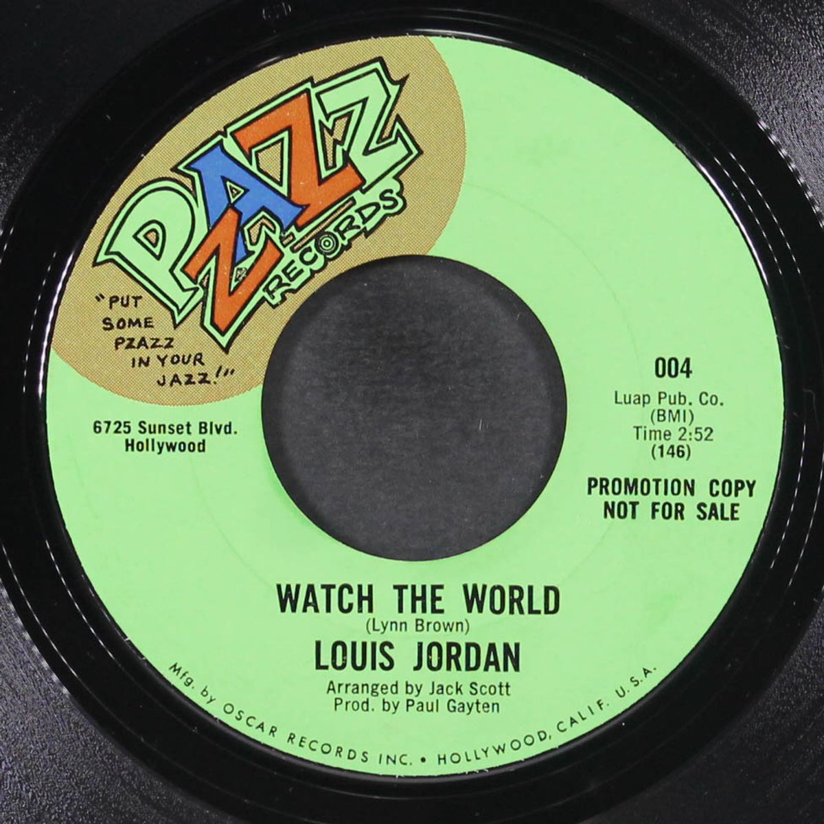 amen corner / watch the world by LOUIS JORDAN
