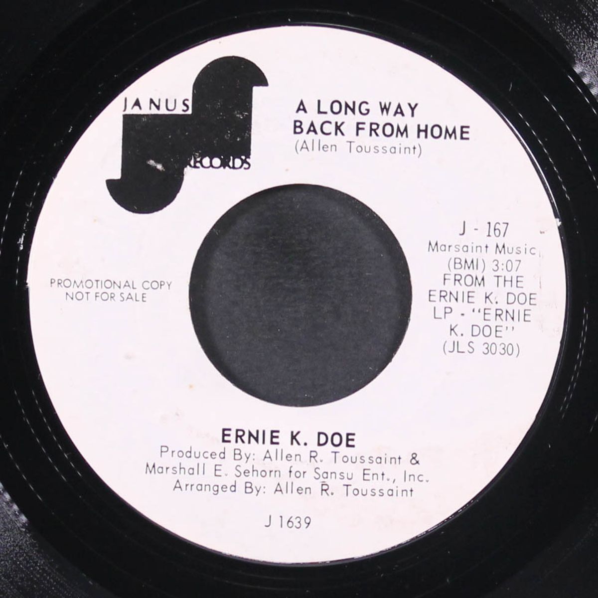 here come the girls / a long way back from home by ERNIE K. DOE