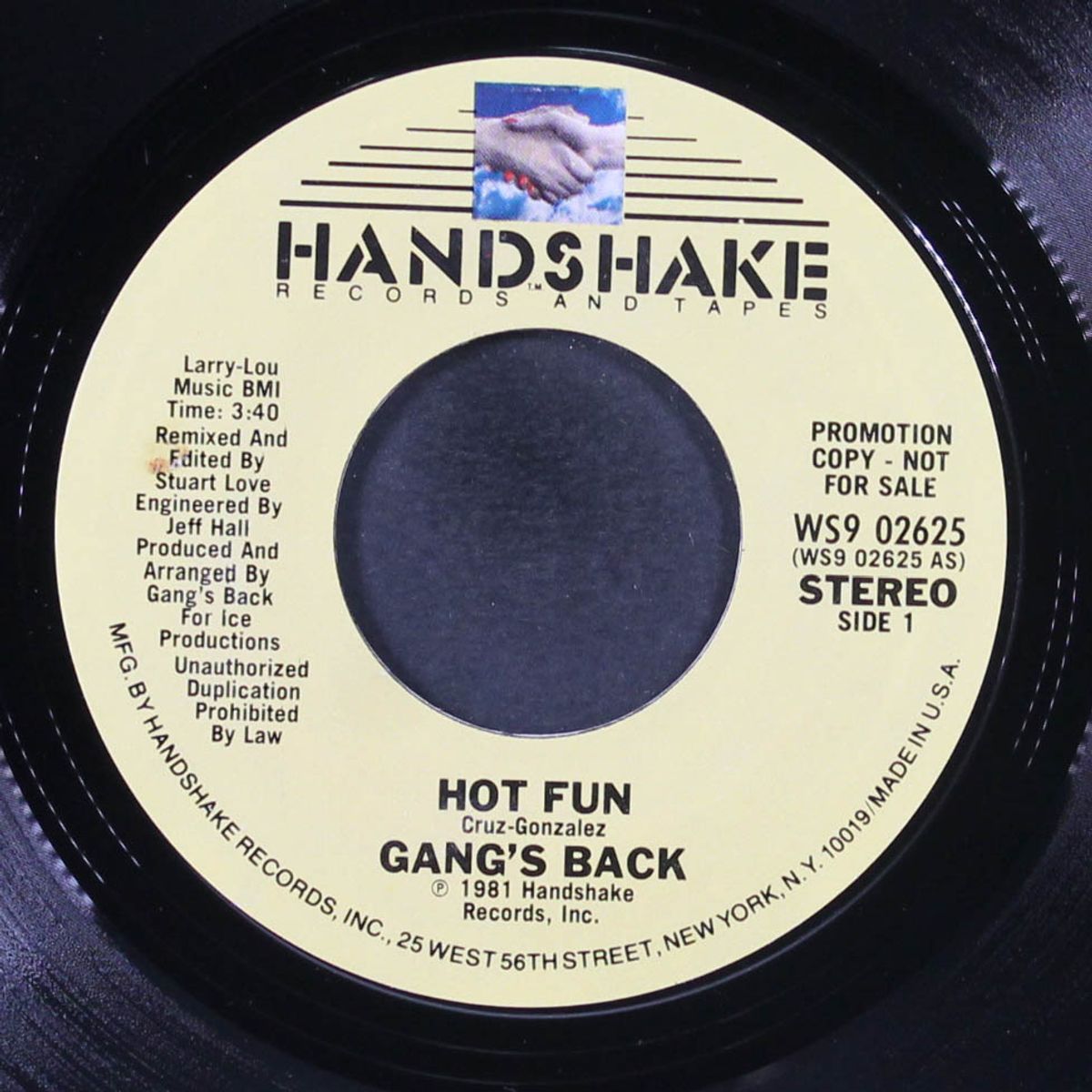hot fun / same by GANG'S BACK