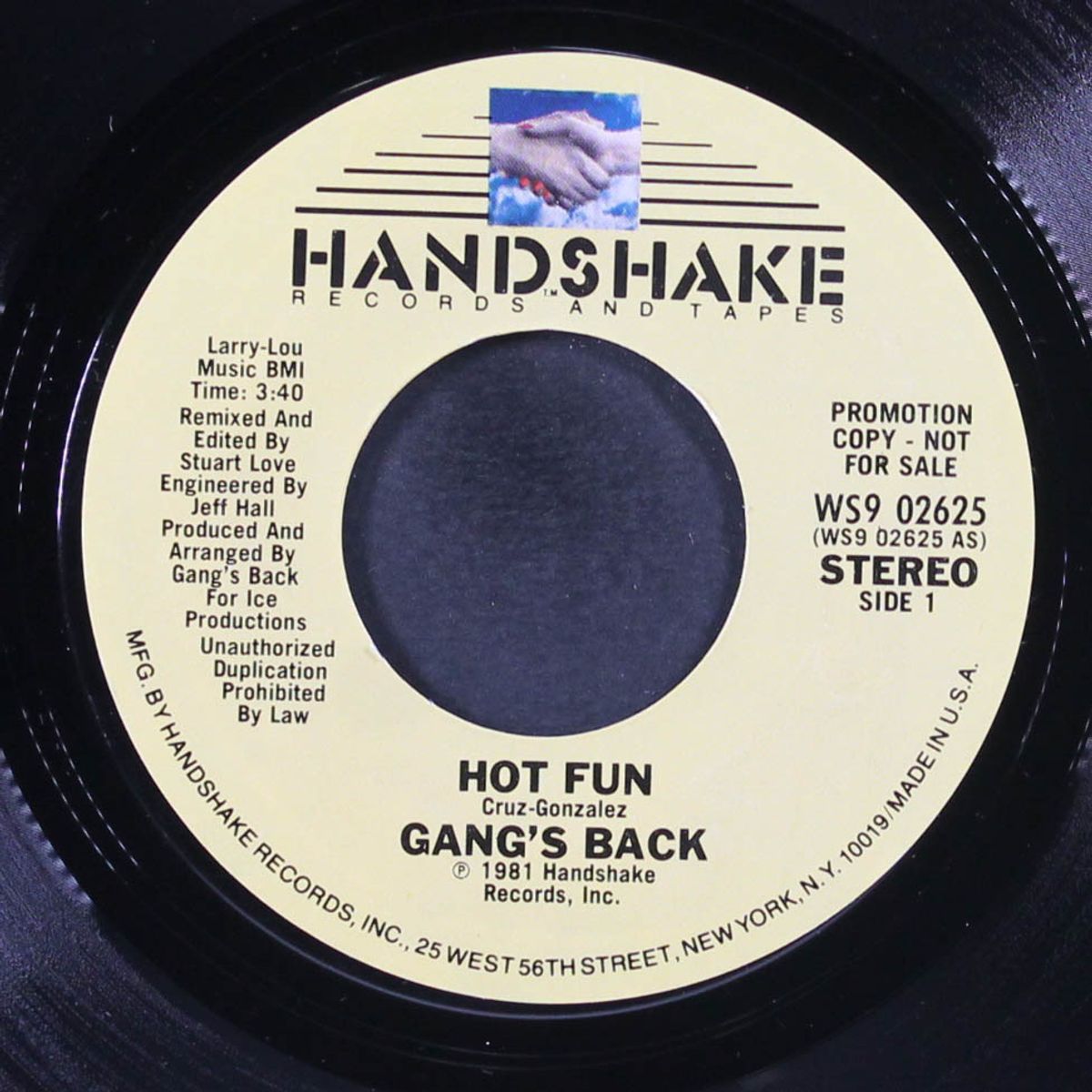 hot fun / same by GANG'S BACK