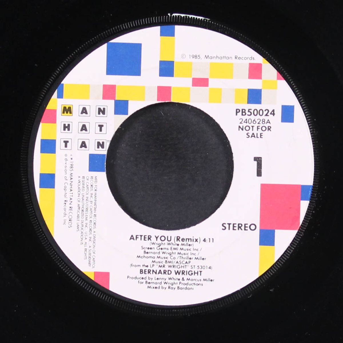 after you (remix) / same by BERNARD WRIGHT
