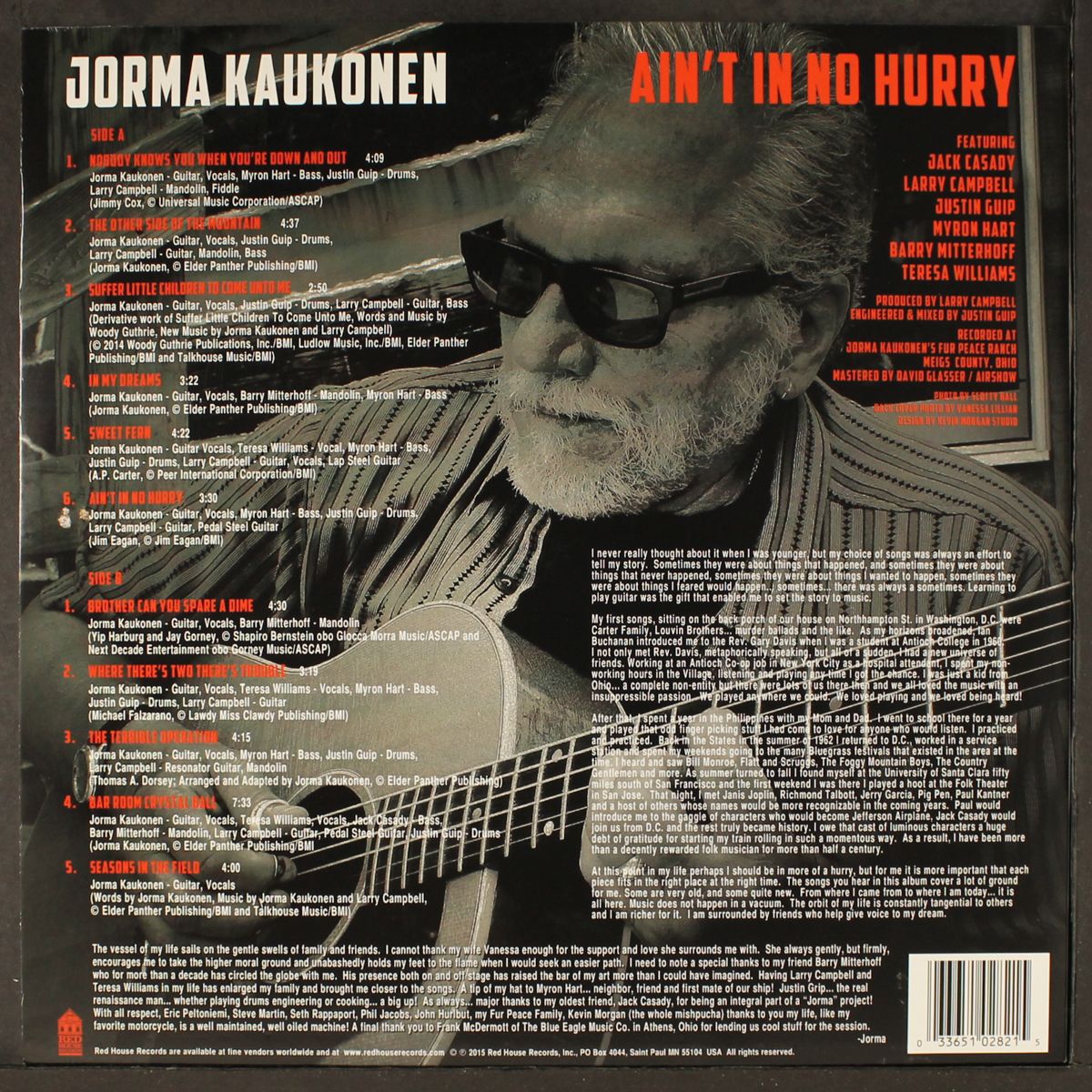 ain't in no hurry by JORMA KAUKONEN