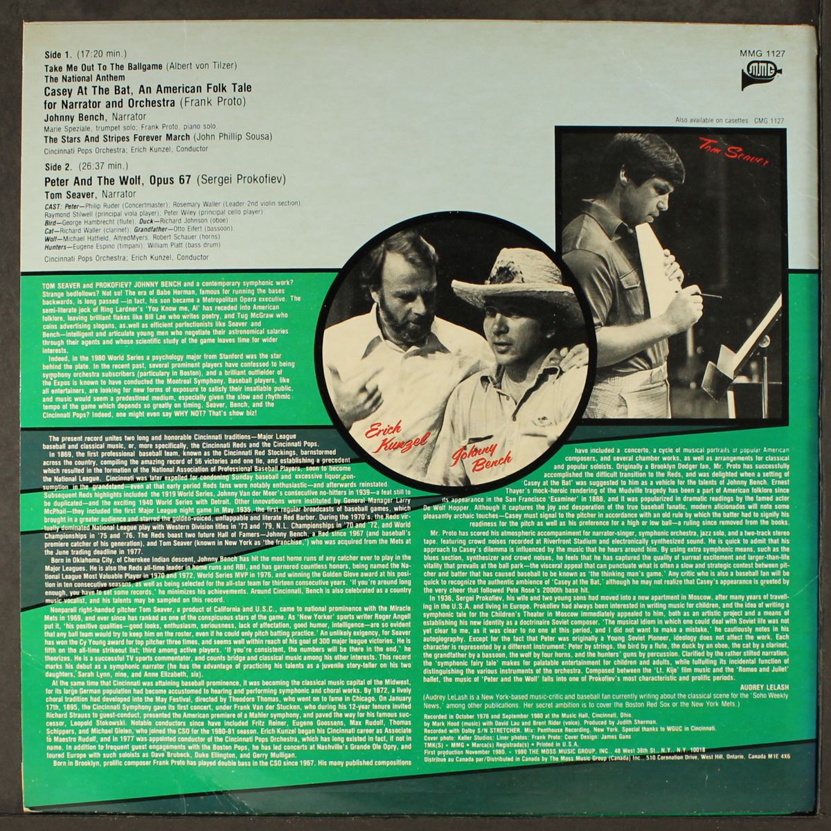 casey at the bat: johnny bench; peter and the wolf: tom seaver by VARIOUS