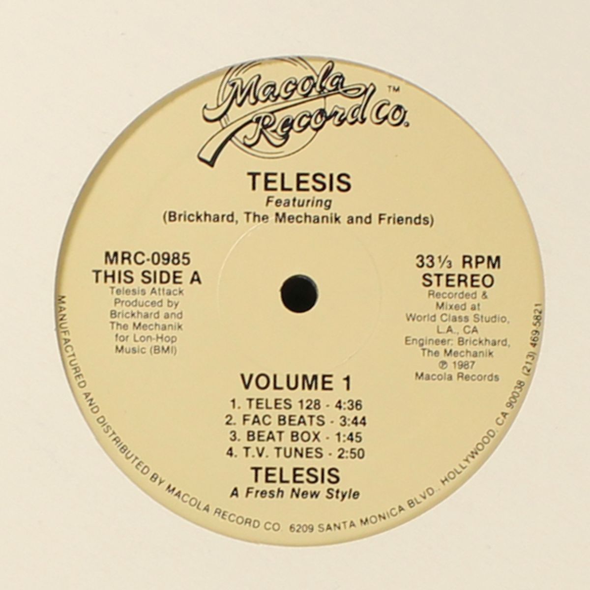 volume 1/volume 1 1/2 by TELESIS