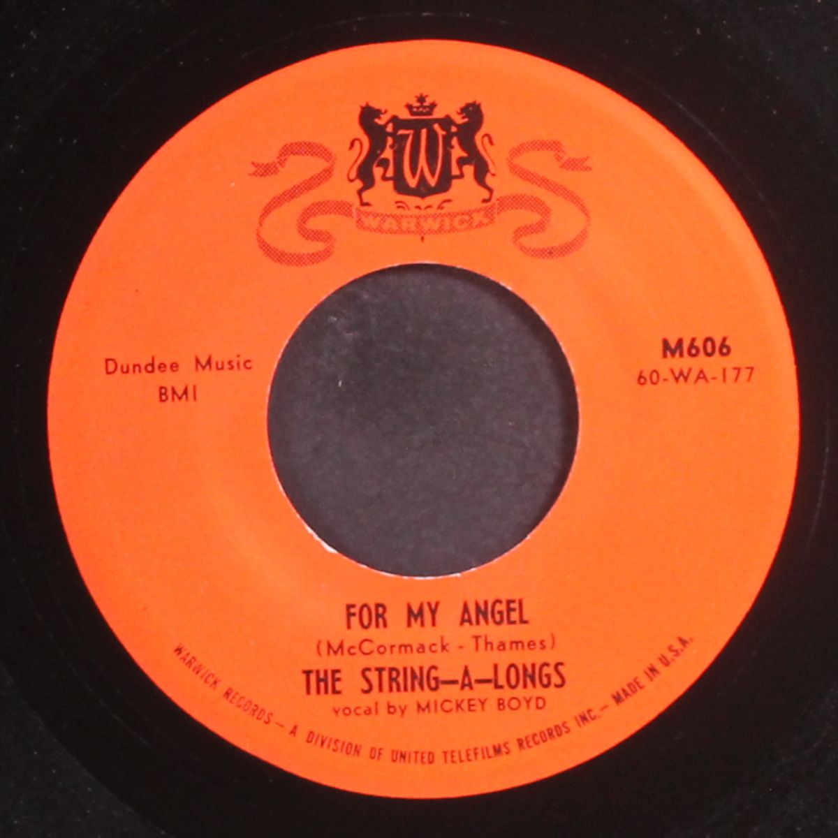 tell the world / for my angel by STRING-A-LONGS