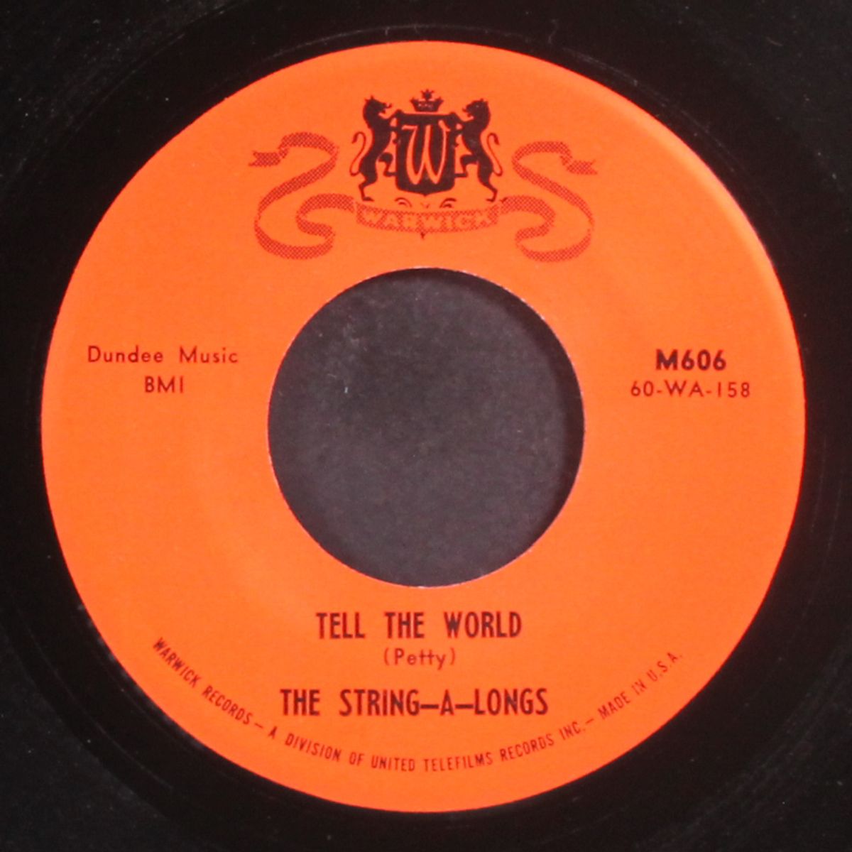 tell the world / for my angel by STRING-A-LONGS