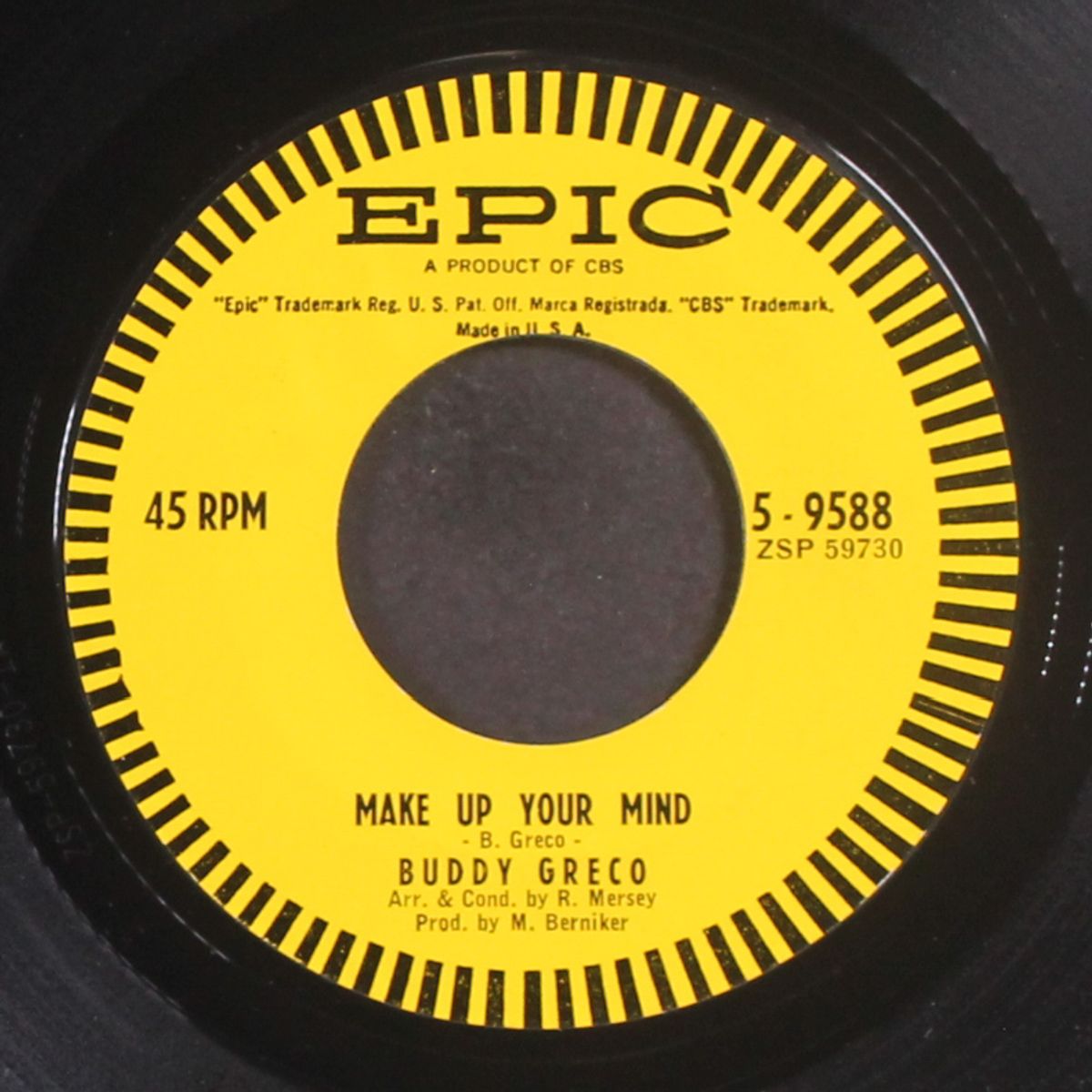 make up your mind / what now my love by BUDDY GRECO