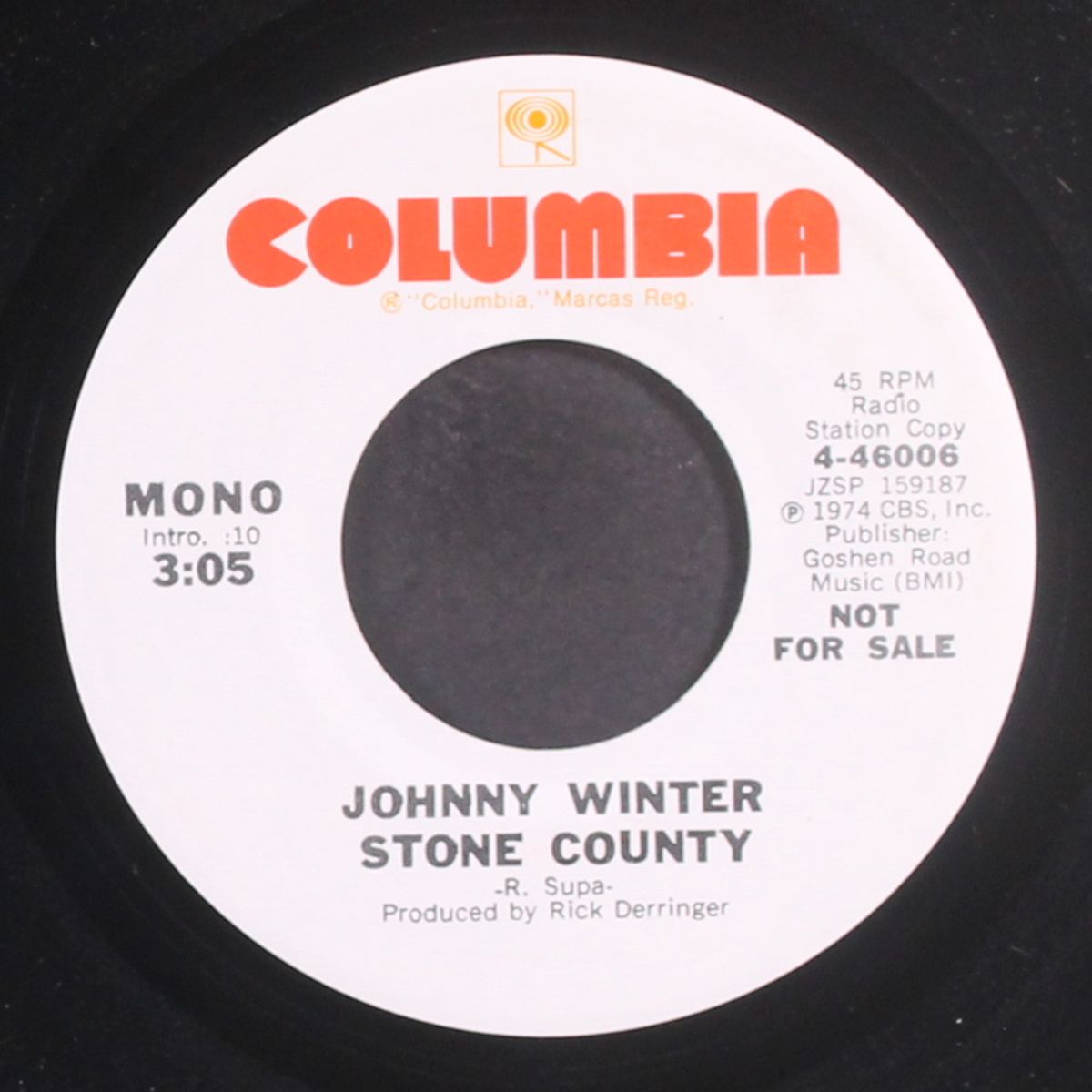 stone county / mono by JOHNNY WINTER