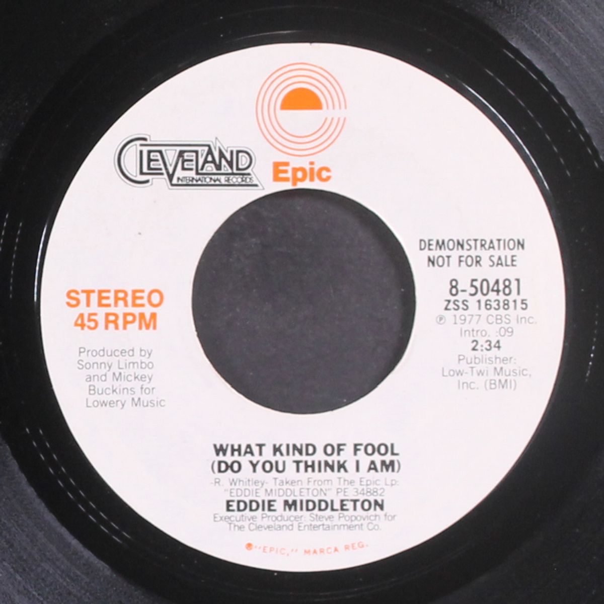 what kind of fool / mono by EDDIE MIDDLETON