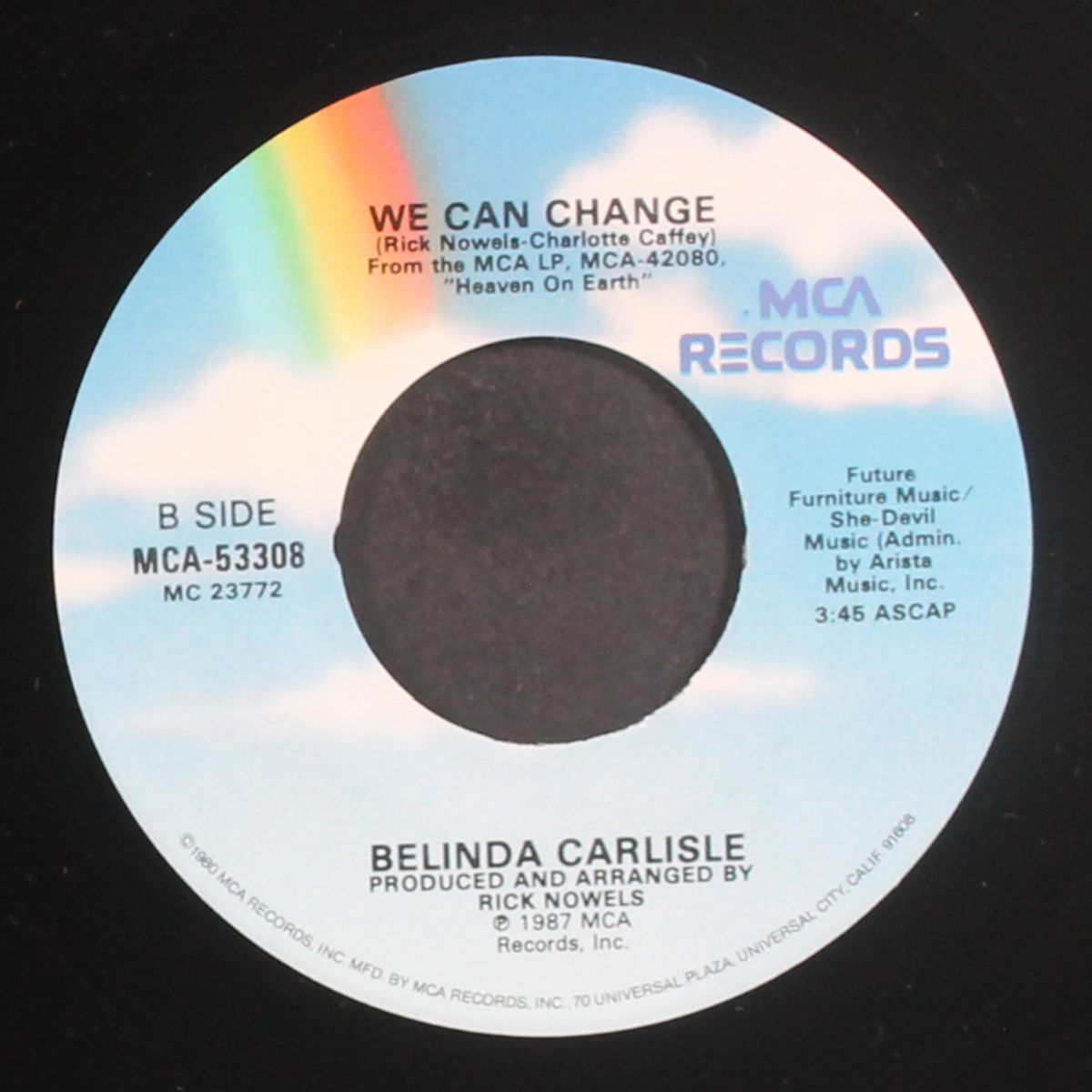 circle in the sand / we can change by BELINDA CARLISLE