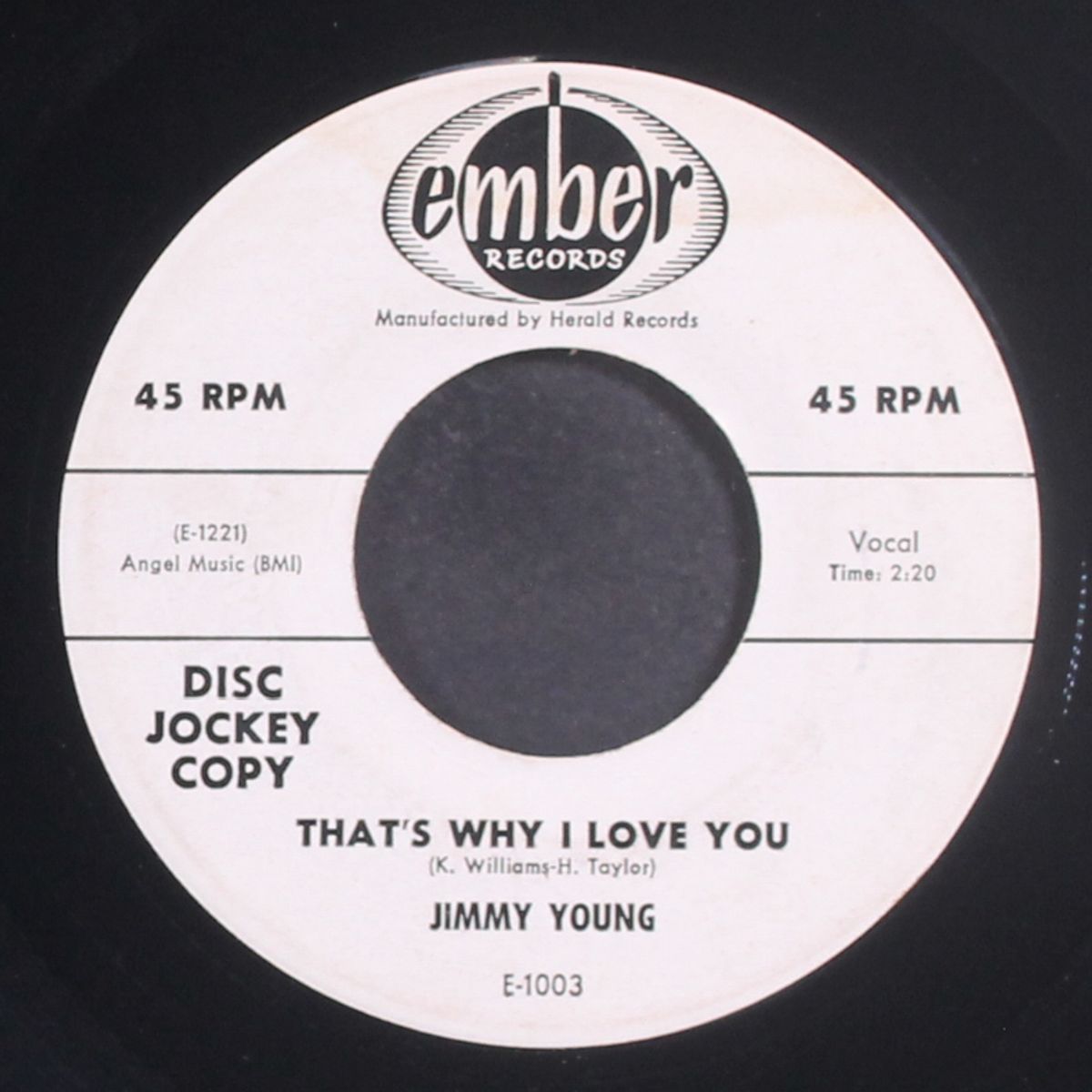need your love / that's why i love you by JIMMY YOUNG