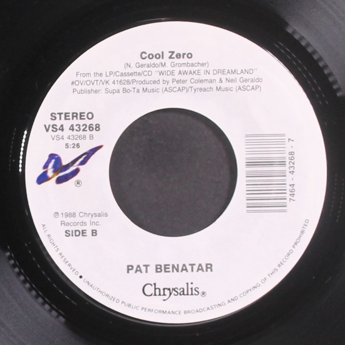 all fired up / cool zero by PAT BENATAR