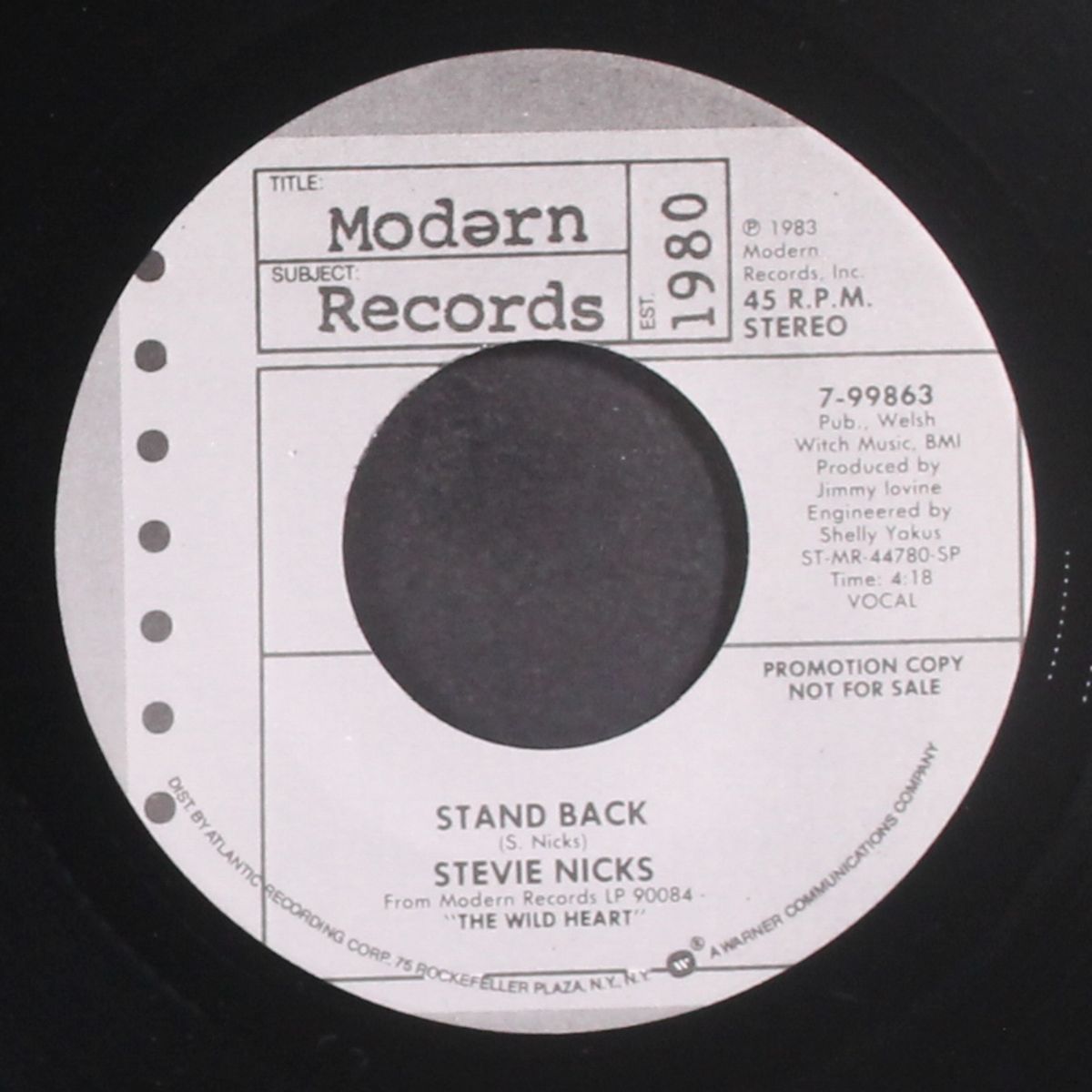 stand back by STEVIE NICKS