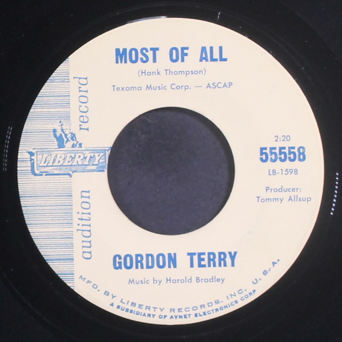 most of all by GORDON TERRY