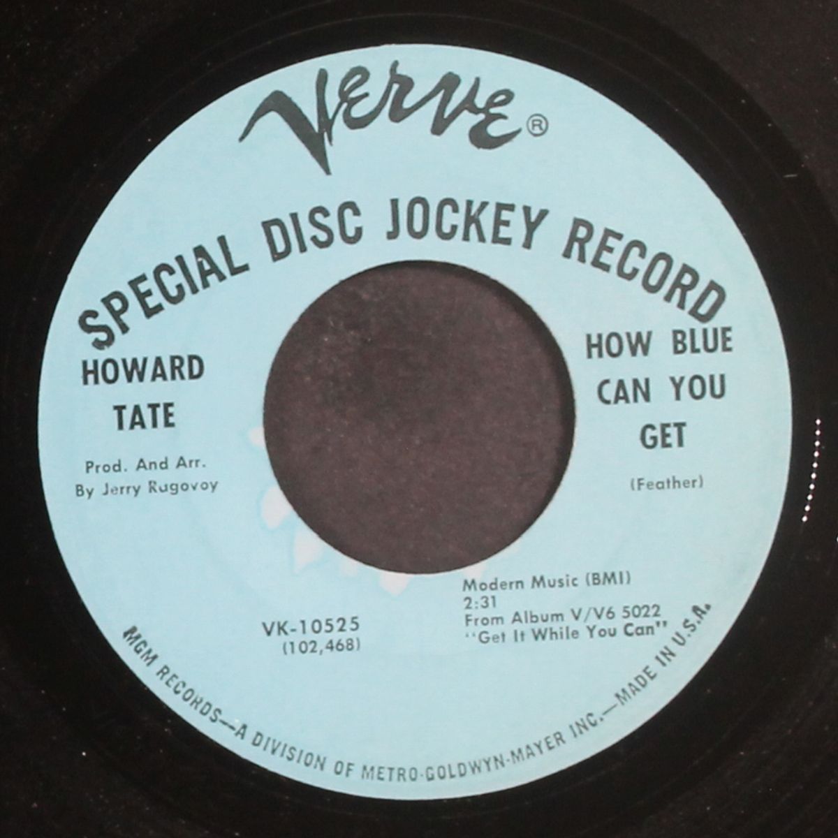 baby, i love you / how blue can you get by HOWARD TATE