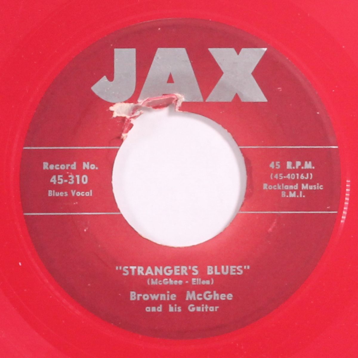 dissatisfied woman / strangers blues by BROWNIE MCGHEE