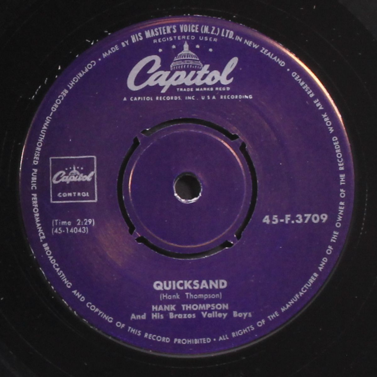 quicksand by HANK THOMPSON